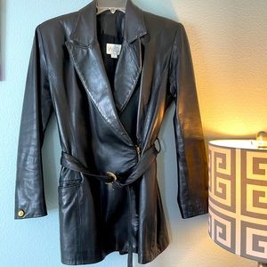Vintage Vakko leather Jacket 1990